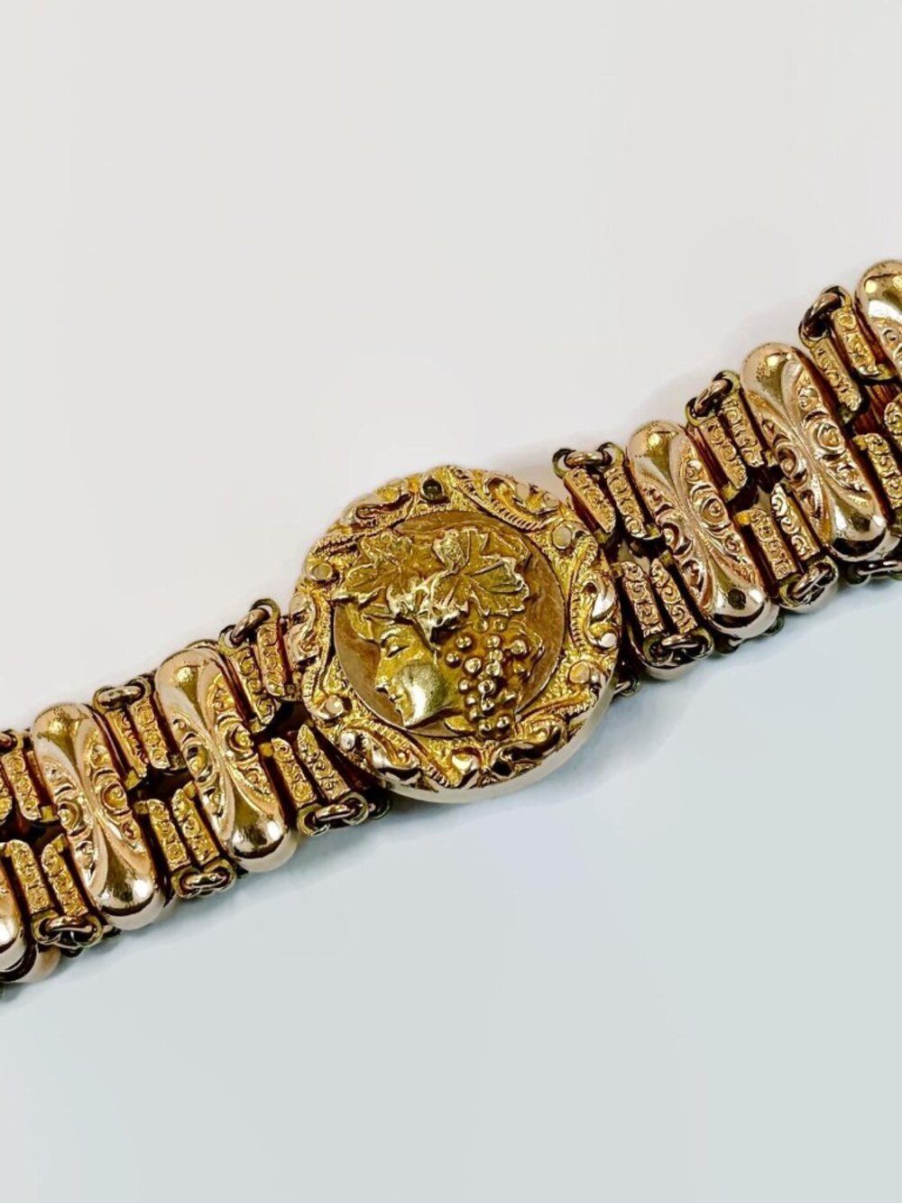 Sweetheart Bracelet, RARE, 1905, Art Nouveau, Antique, Expansion, Goddess